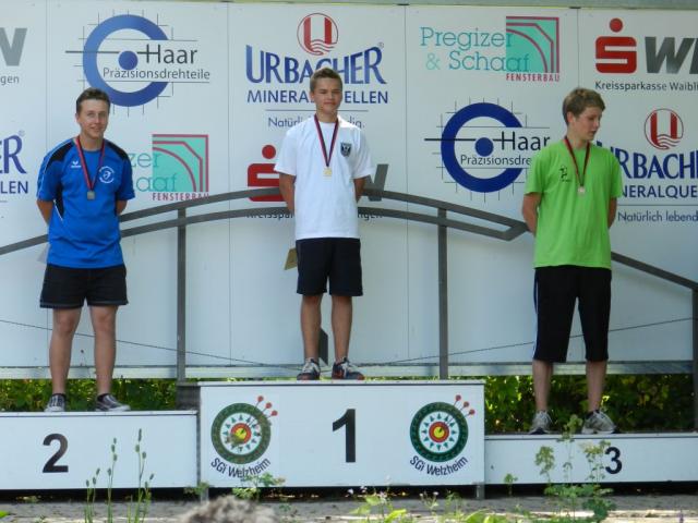 Jugendklasse-Siegerehrung: Adrian Eckel (2. Platz